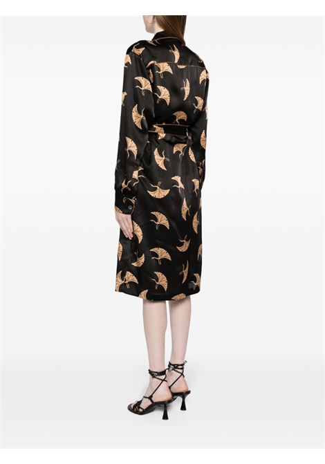 Black doralas graphic-print dress - women DRIES VAN NOTEN | 2410110138141900